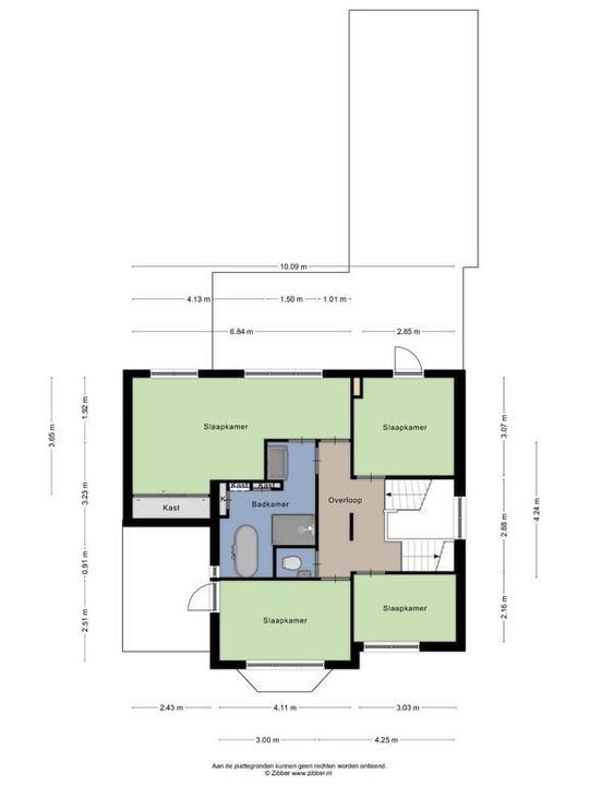 Oelerweg 118, Hengelo plattegrond-