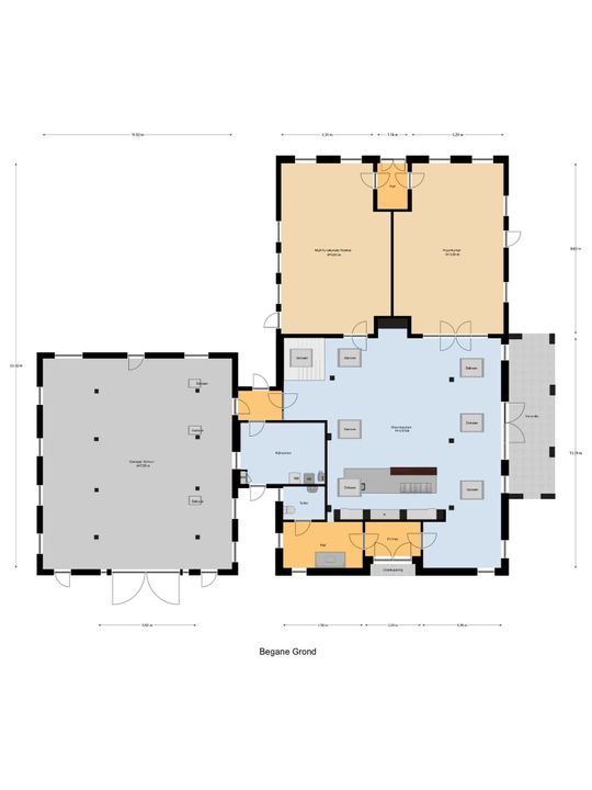 Kerkstraat 29, Veessen plattegrond-