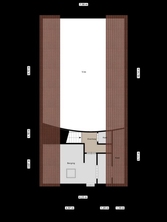 Beukerweg 50, Enschede plattegrond-