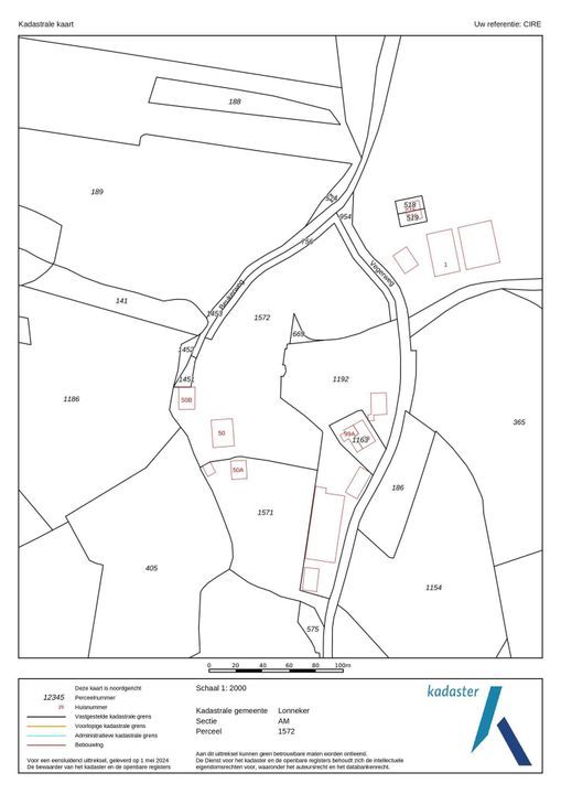 Beukerweg 50, Enschede plattegrond-