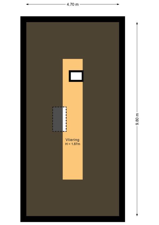 Dorpsstraat 74, Rheden plattegrond-