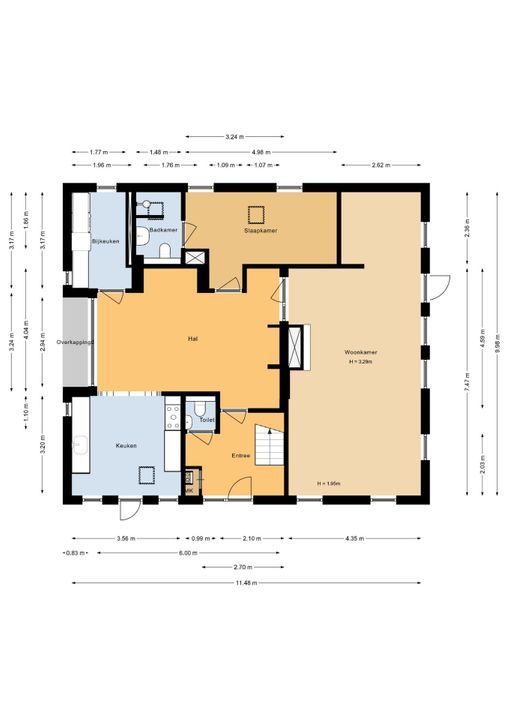 Weerseloseweg 271, Enschede plattegrond-