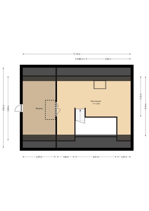 Weerseloseweg 271, Enschede plattegrond-