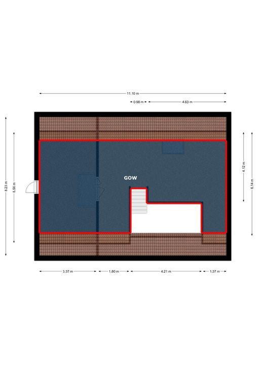 Weerseloseweg 271, Enschede plattegrond-