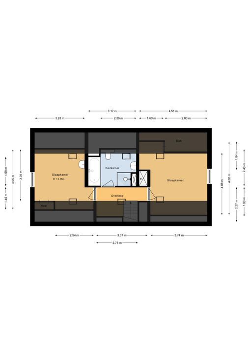 Weerseloseweg 271, Enschede plattegrond-