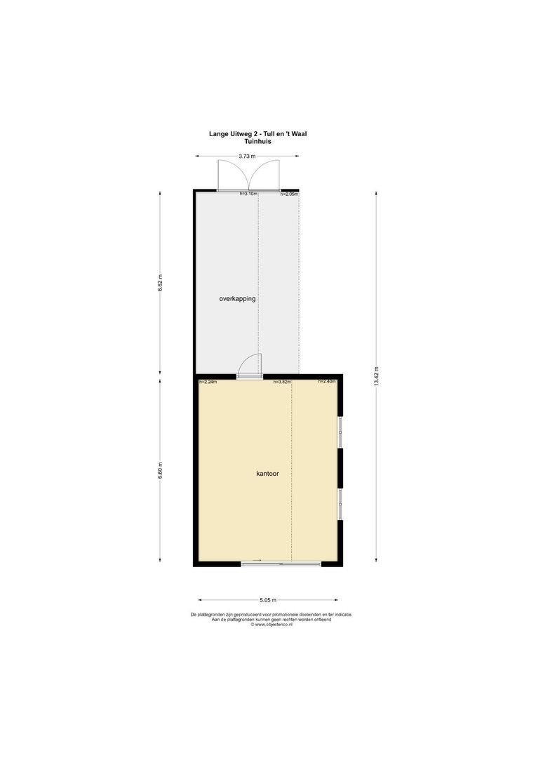 Lange Uitweg 2, Tull En 't Waal plattegrond-3