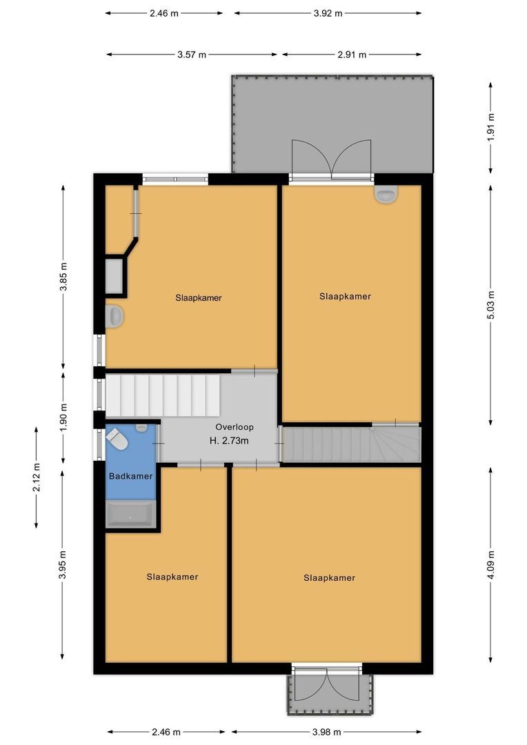 Herenlaan 9, Zeist plattegrond-2