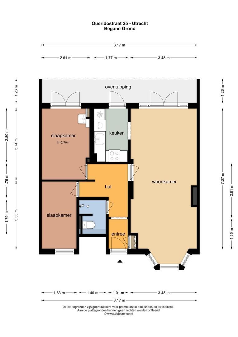 Queridostraat 25, Utrecht plattegrond-0