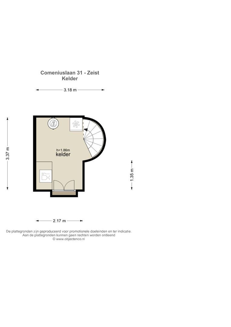 Comeniuslaan 31, Zeist plattegrond-6