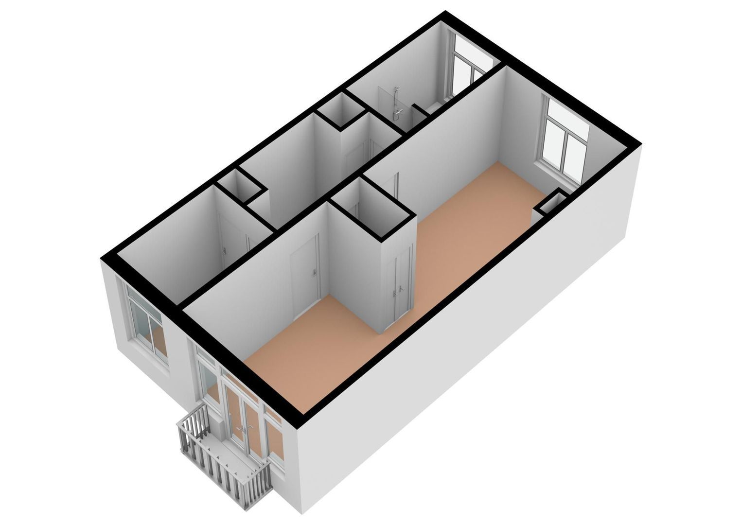 Hendrick de Keyserstraat 48, Utrecht plattegrond-3