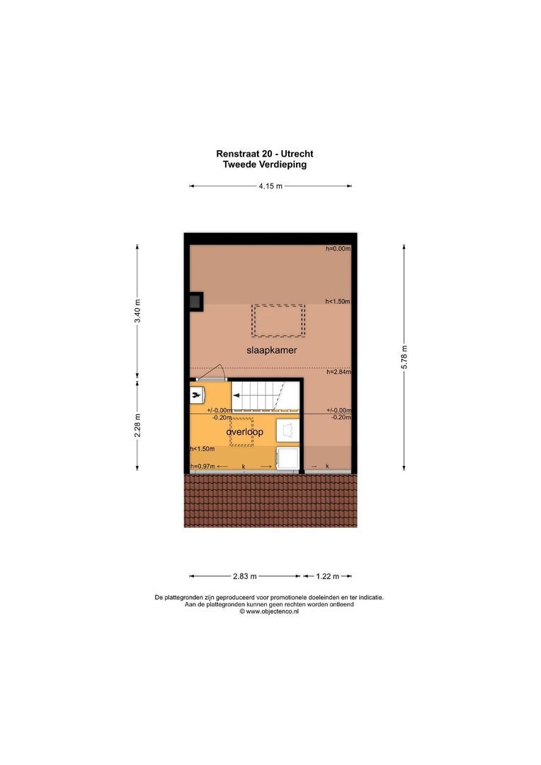 Renstraat 20, Utrecht plattegrond-4