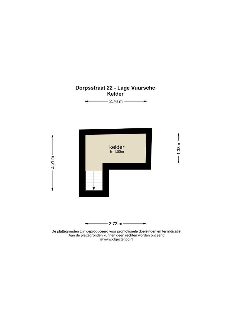 Dorpsstraat 22 +winkel, Lage Vuursche plattegrond-4