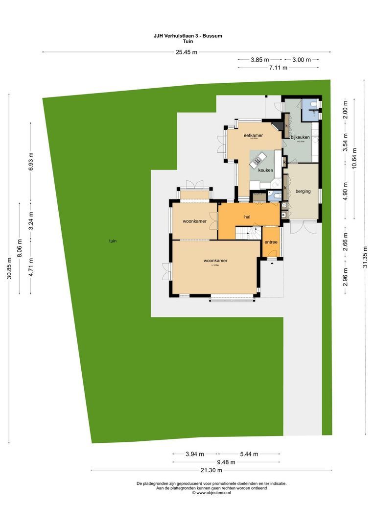 J.J.H. Verhulstlaan 3, Bussum plattegrond-8