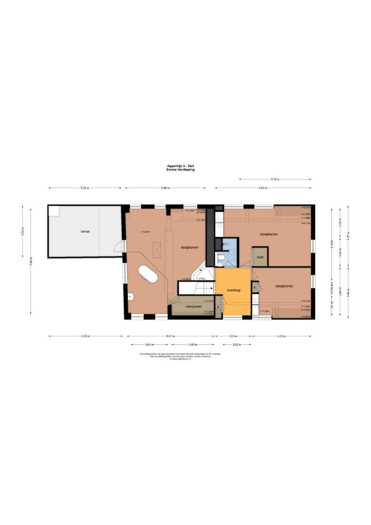 Appeldijk 5, Deil plattegrond-2