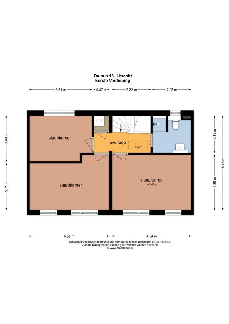 Taunus 18, Utrecht plattegrond-4