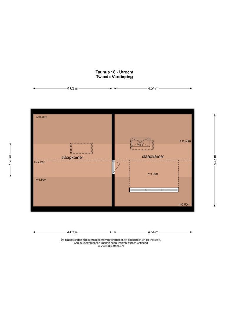 Taunus 18, Utrecht plattegrond-6