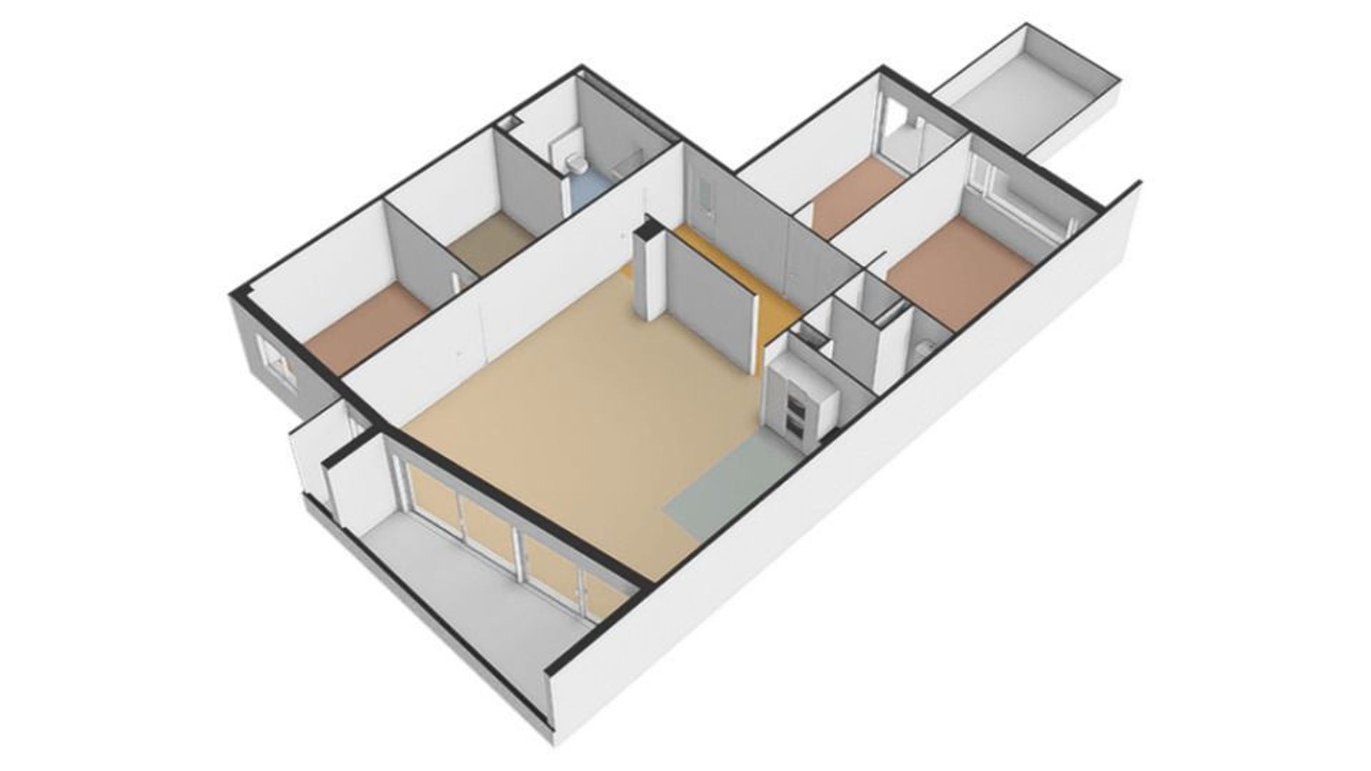 2e Hogeweg 40 1, Zeist plattegrond-1