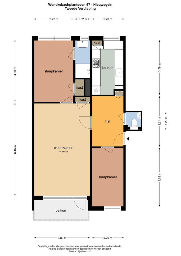 Wenckebachplantsoen 67, Nieuwegein plattegrond-0