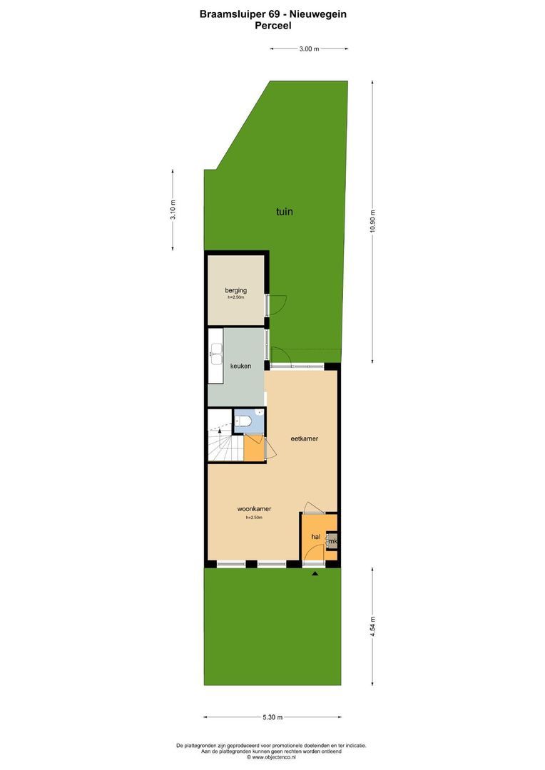 Braamsluiper 69, Nieuwegein plattegrond-0