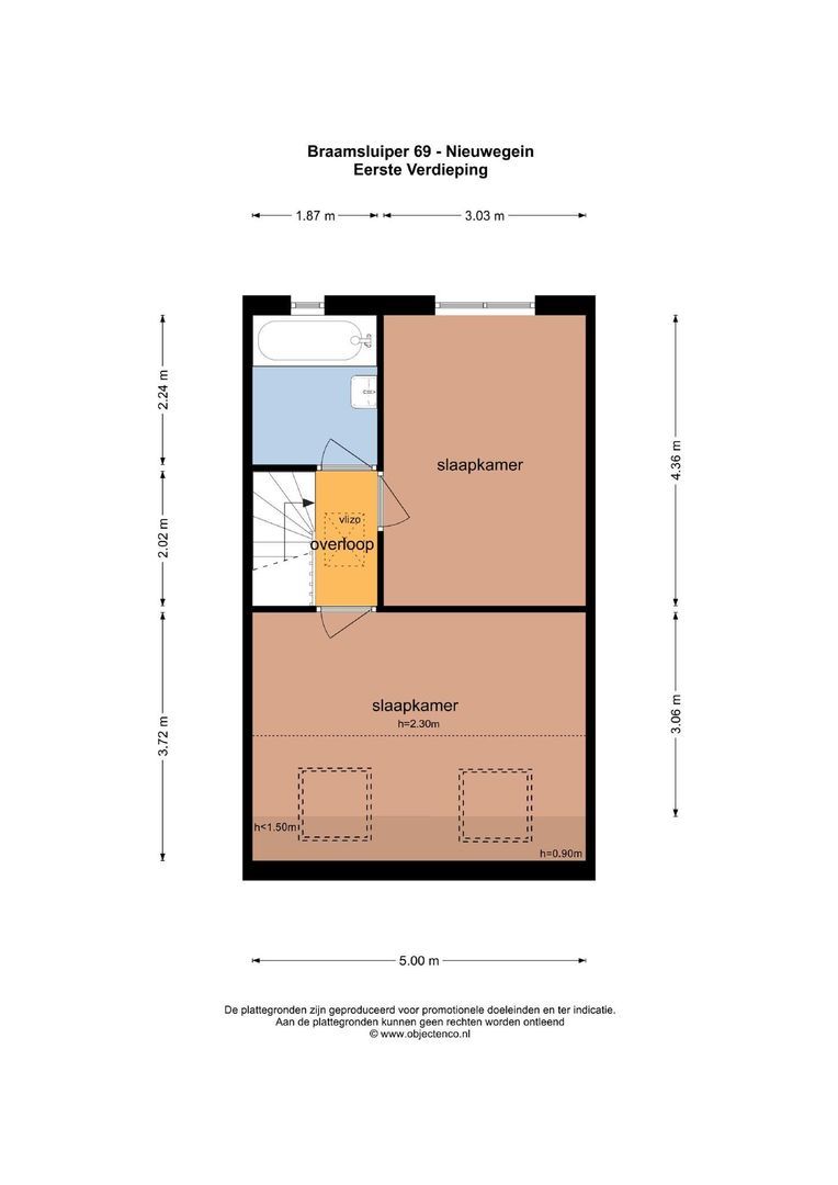 Braamsluiper 69, Nieuwegein plattegrond-3