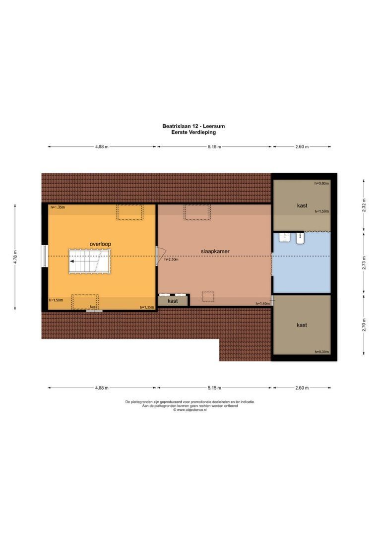 Prinses-Beatrixlaan 12, Leersum plattegrond-2