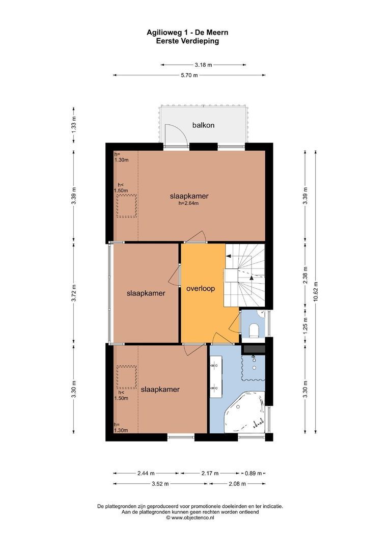 Agilioweg 1, De Meern plattegrond-4