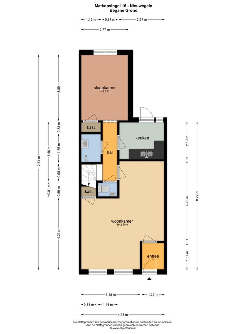 Matkopsingel 16, Nieuwegein plattegrond-0