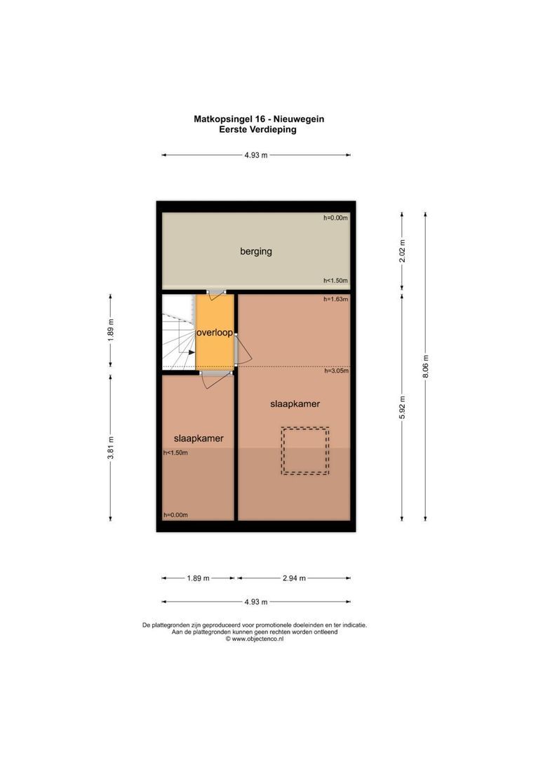 Matkopsingel 16, Nieuwegein plattegrond-2