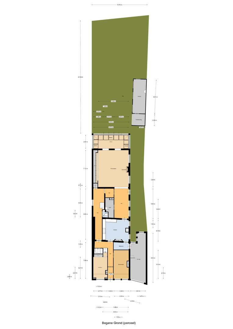 Leeuweringerstraat 43, Oudewater plattegrond-0