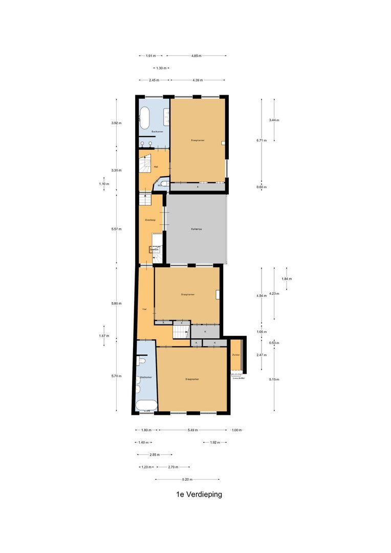 Leeuweringerstraat 43, Oudewater plattegrond-4