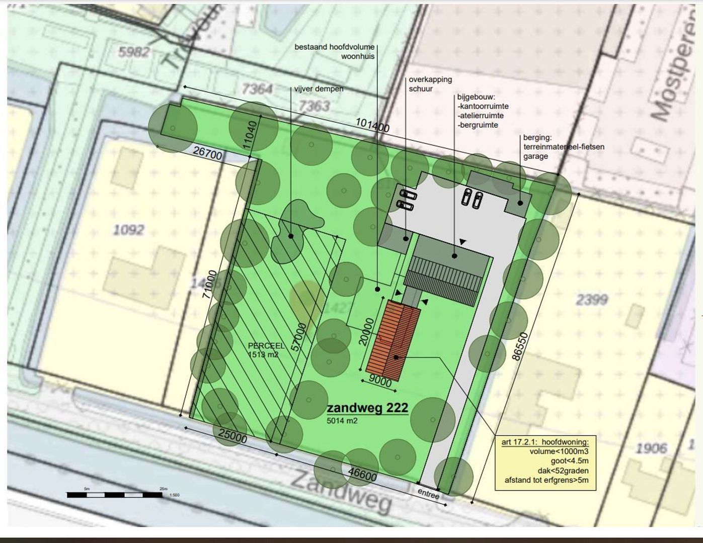 Zandweg 222, De Meern plattegrond-1