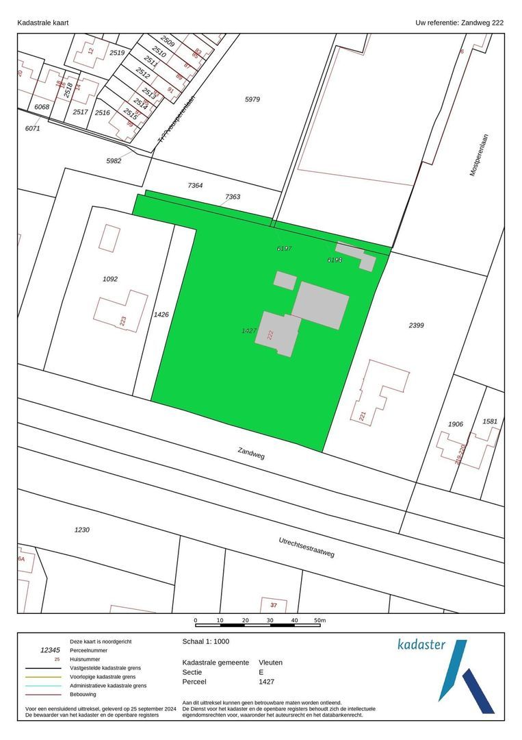 Zandweg 222, De Meern plattegrond-0