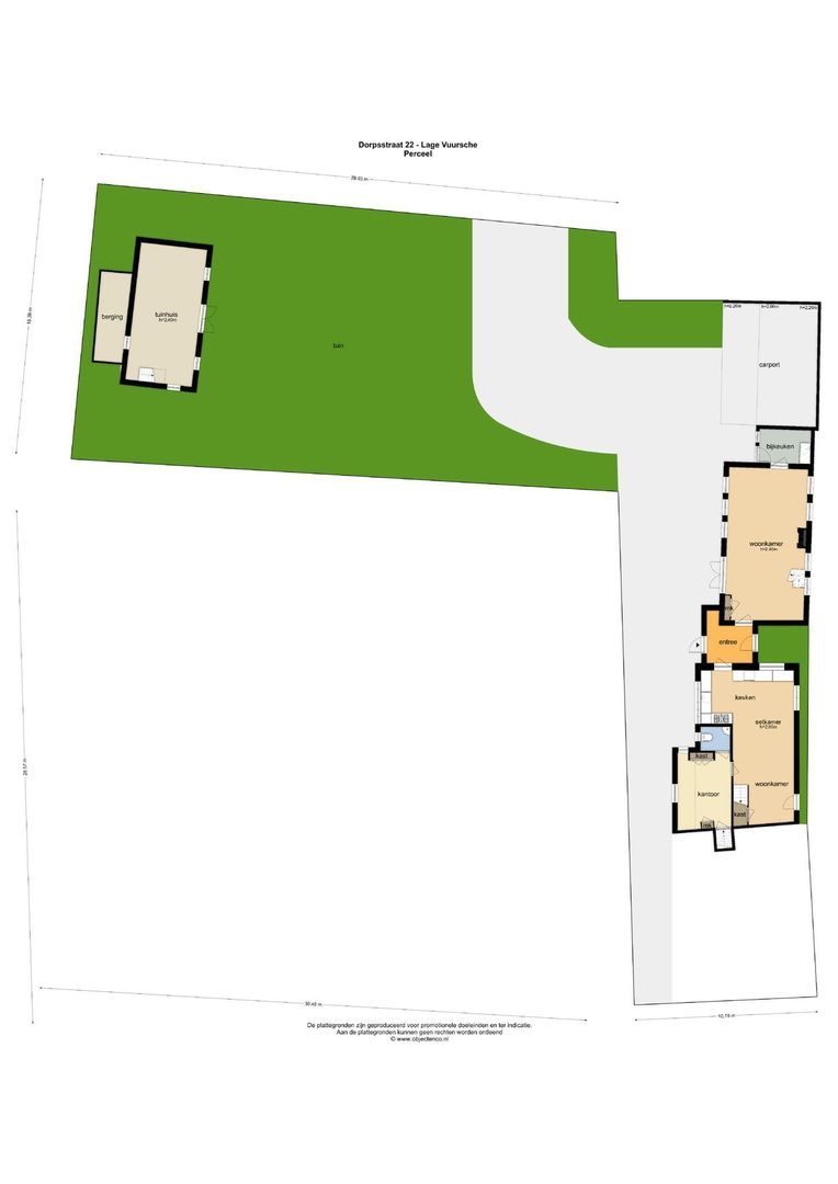 Dorpsstraat 22, Lage Vuursche plattegrond-0