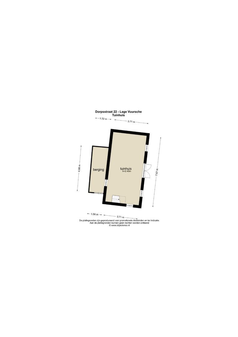 Dorpsstraat 22, Lage Vuursche plattegrond-6