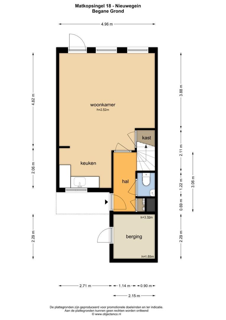 Matkopsingel 18, Nieuwegein plattegrond-0