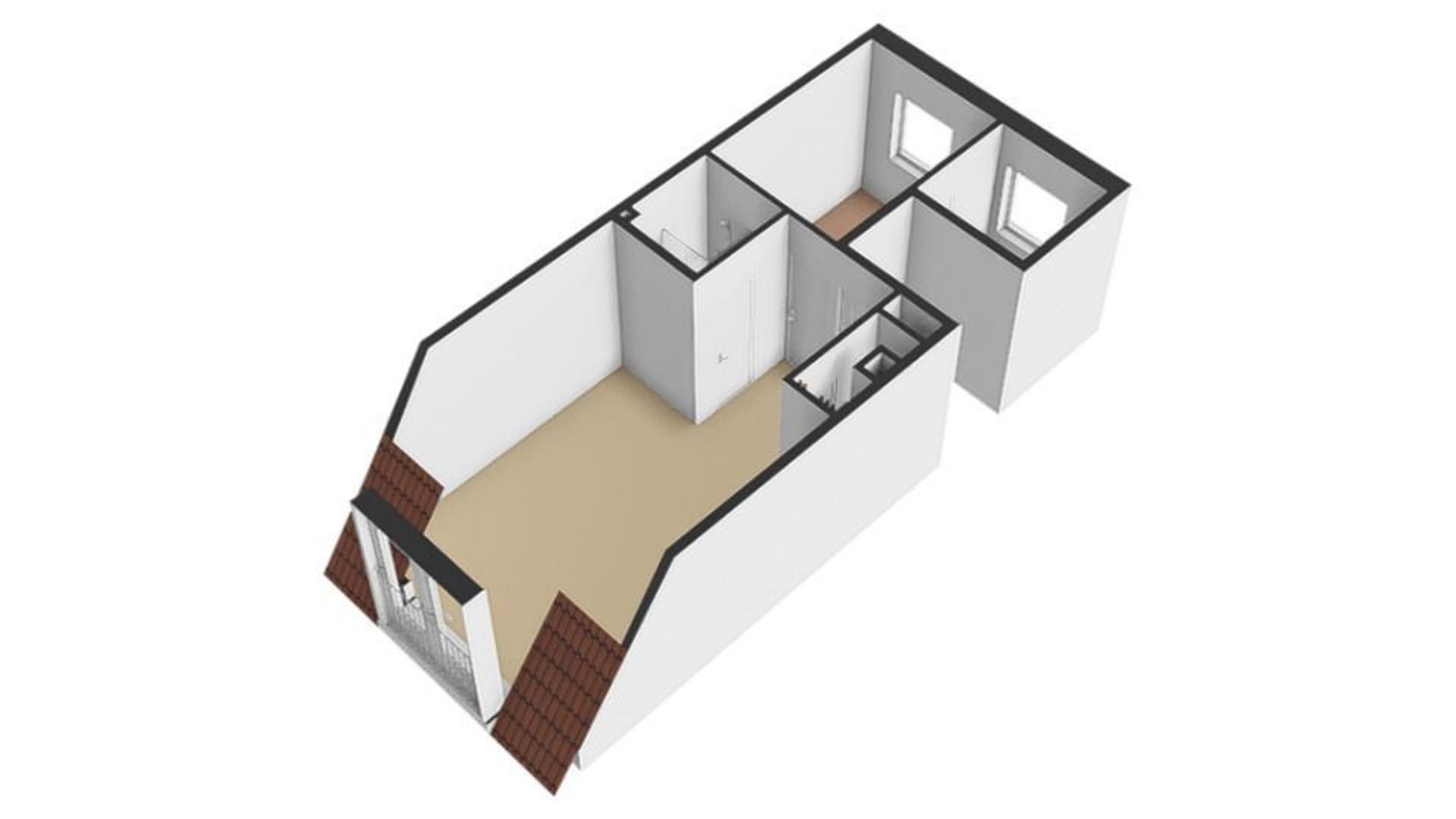 Knopstraat 9 B, Utrecht plattegrond-1