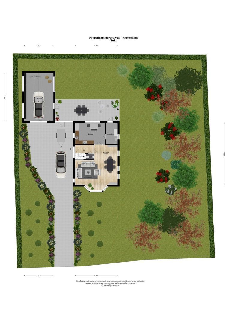 Poppendammergouw 20, Amsterdam plattegrond-0