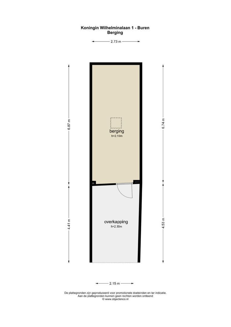 Koningin Wilhelminalaan 1, Buren plattegrond-8