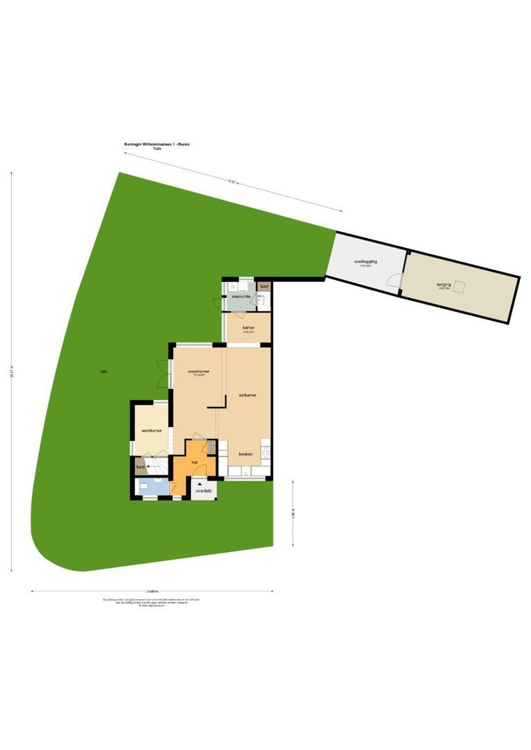 Koningin Wilhelminalaan 1, Buren plattegrond-0