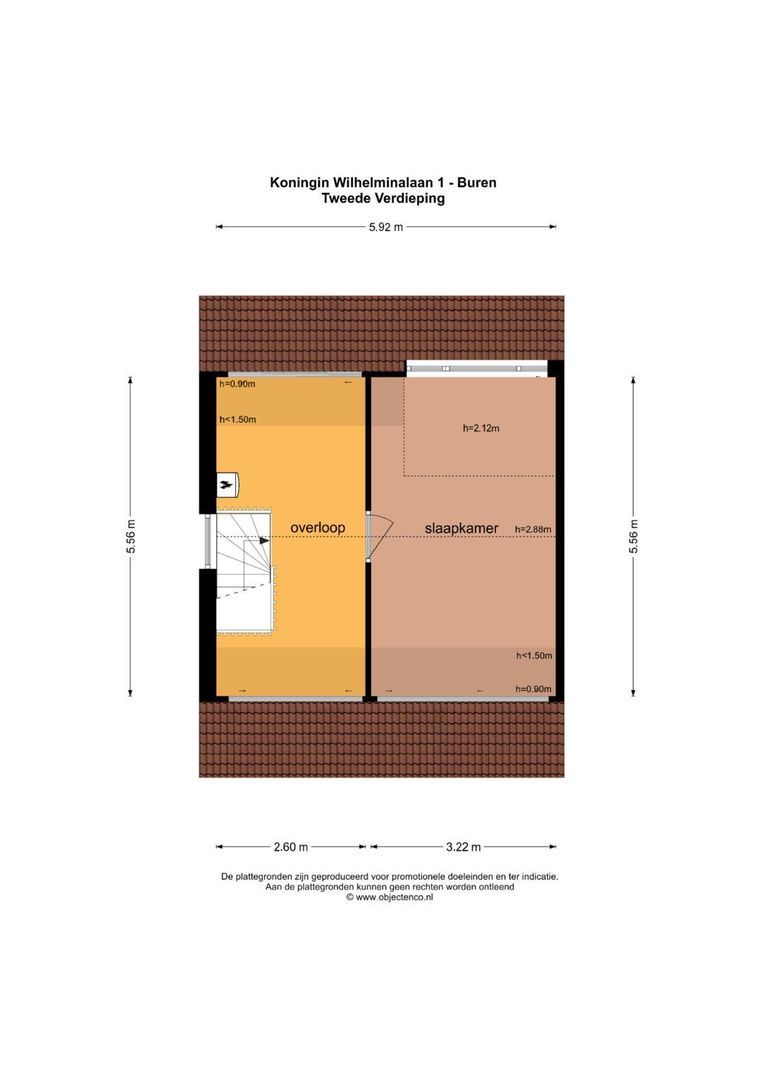 Koningin Wilhelminalaan 1, Buren plattegrond-5