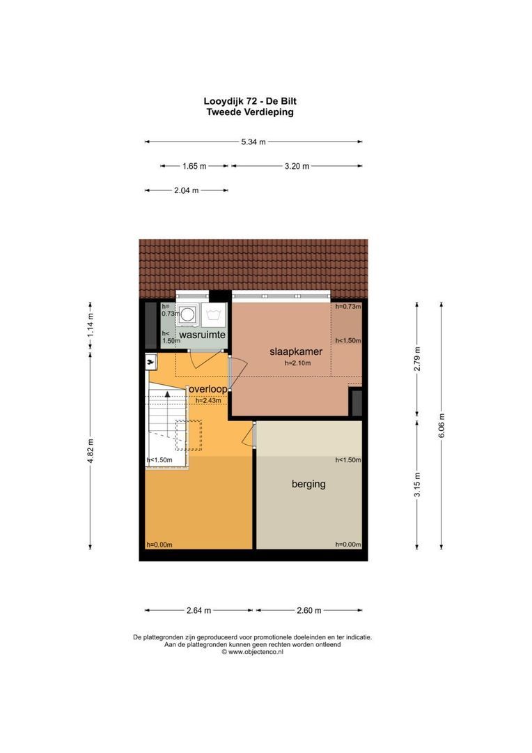 Looydijk 72, De Bilt plattegrond-5
