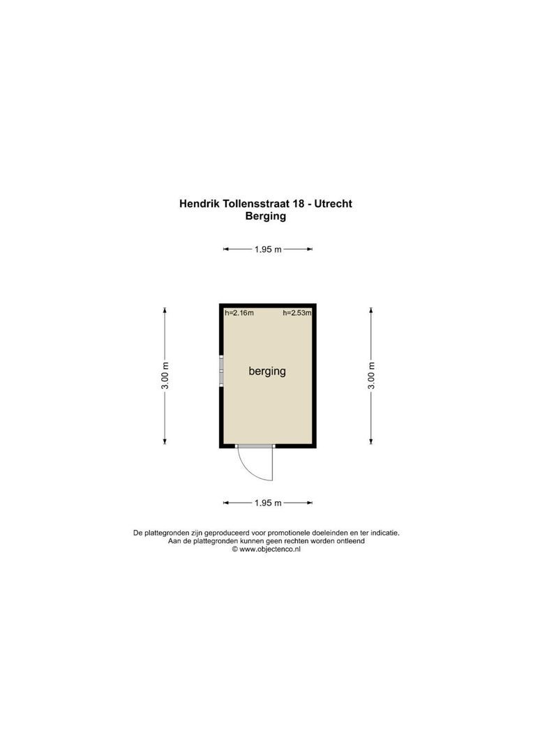 Hendrik Tollensstraat 18, Utrecht plattegrond-8