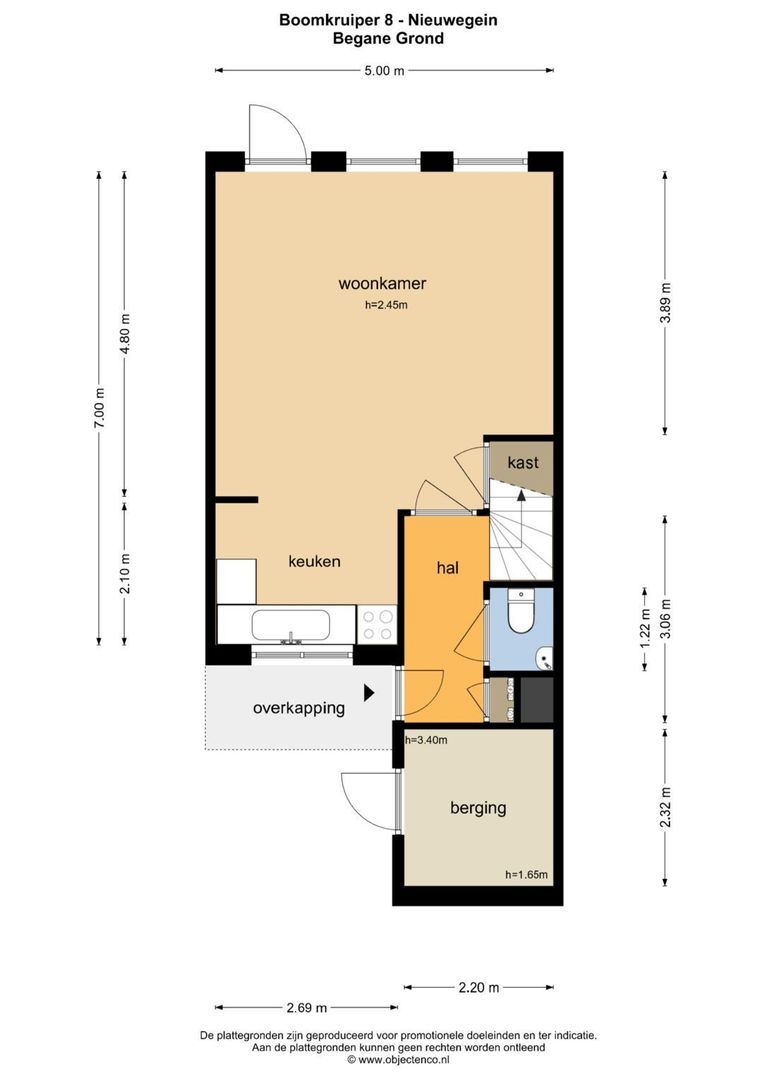 Boomkruiper 8, Nieuwegein plattegrond-1