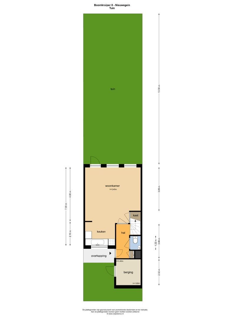 Boomkruiper 8, Nieuwegein plattegrond-0