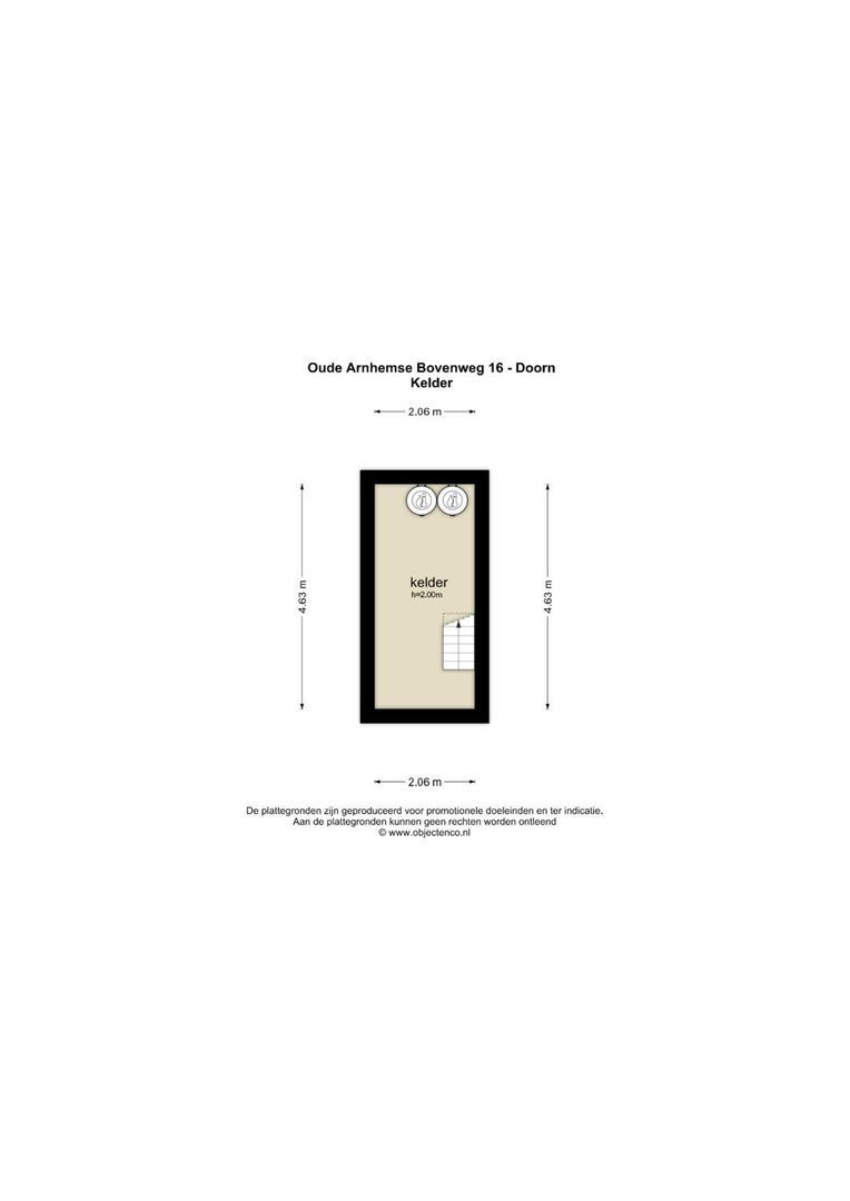 Oude Arnhemse Bovenweg 16, Doorn plattegrond-4