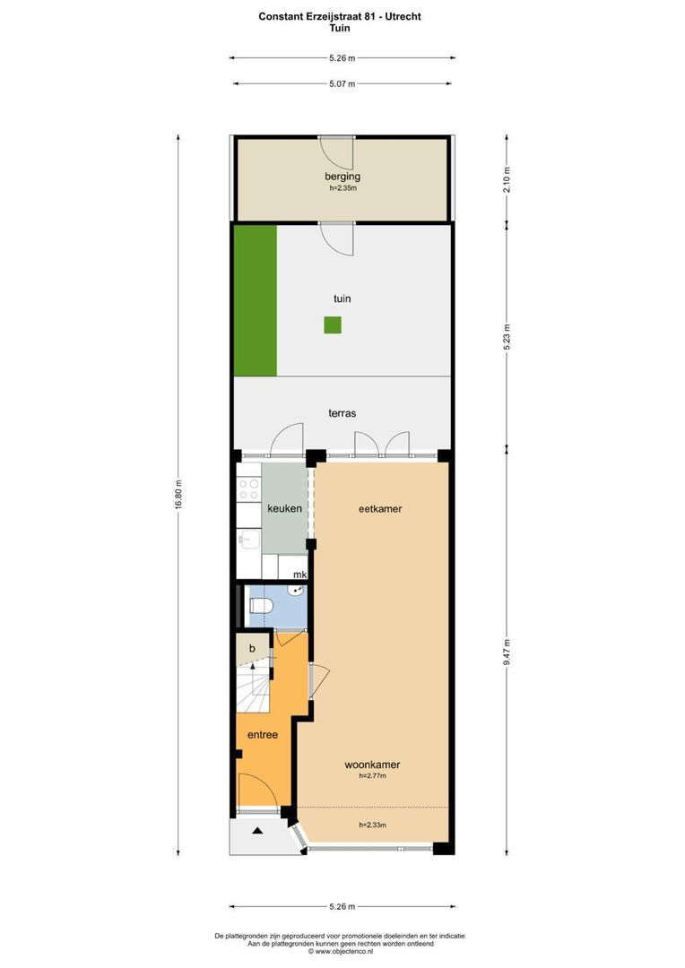 Constant Erzeijstraat 81, Utrecht plattegrond-0