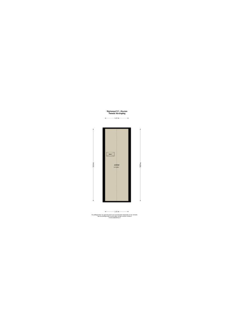 Stationserf 21, Houten plattegrond-7
