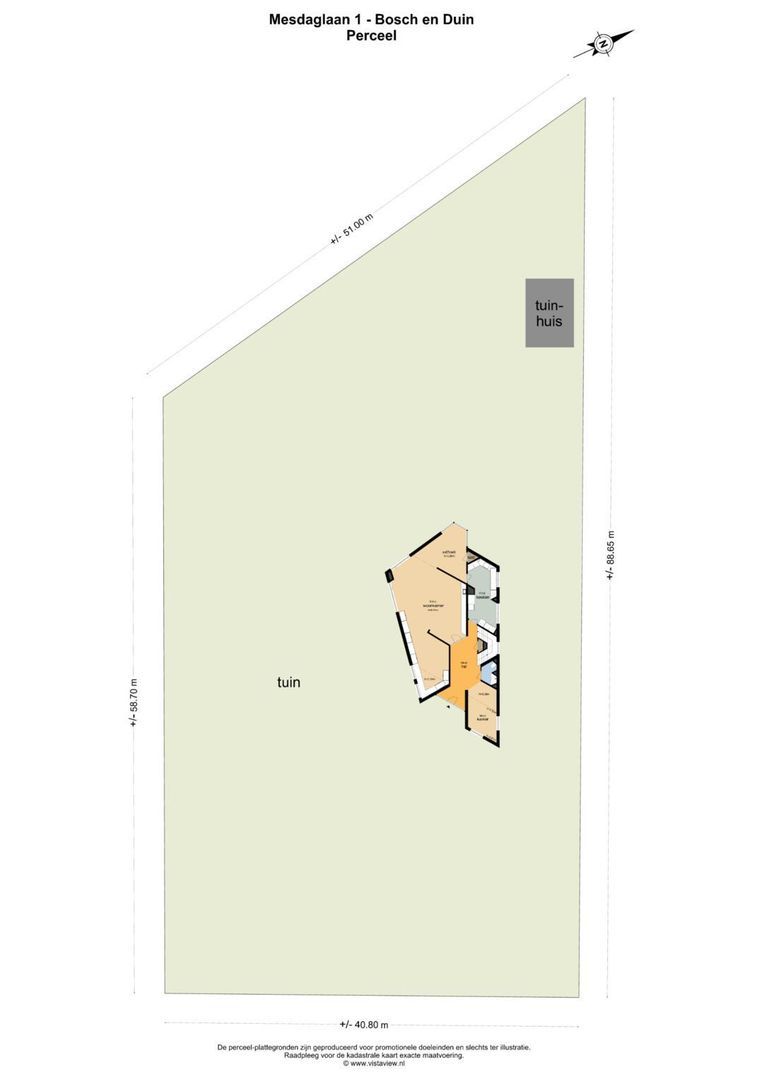Mesdaglaan 1, Bosch En Duin plattegrond-0