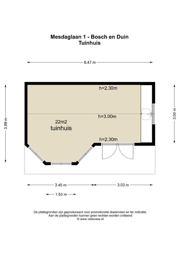 Mesdaglaan 1, Bosch En Duin plattegrond-9