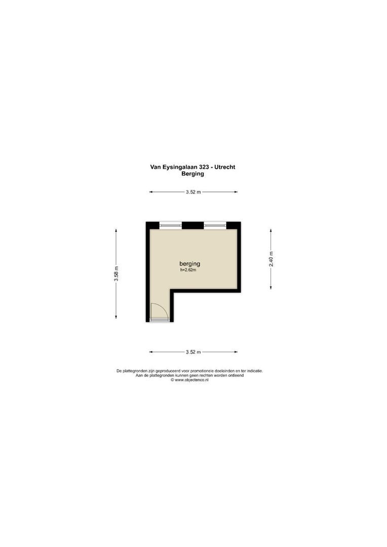 Van Eysingalaan 323, Utrecht plattegrond-3
